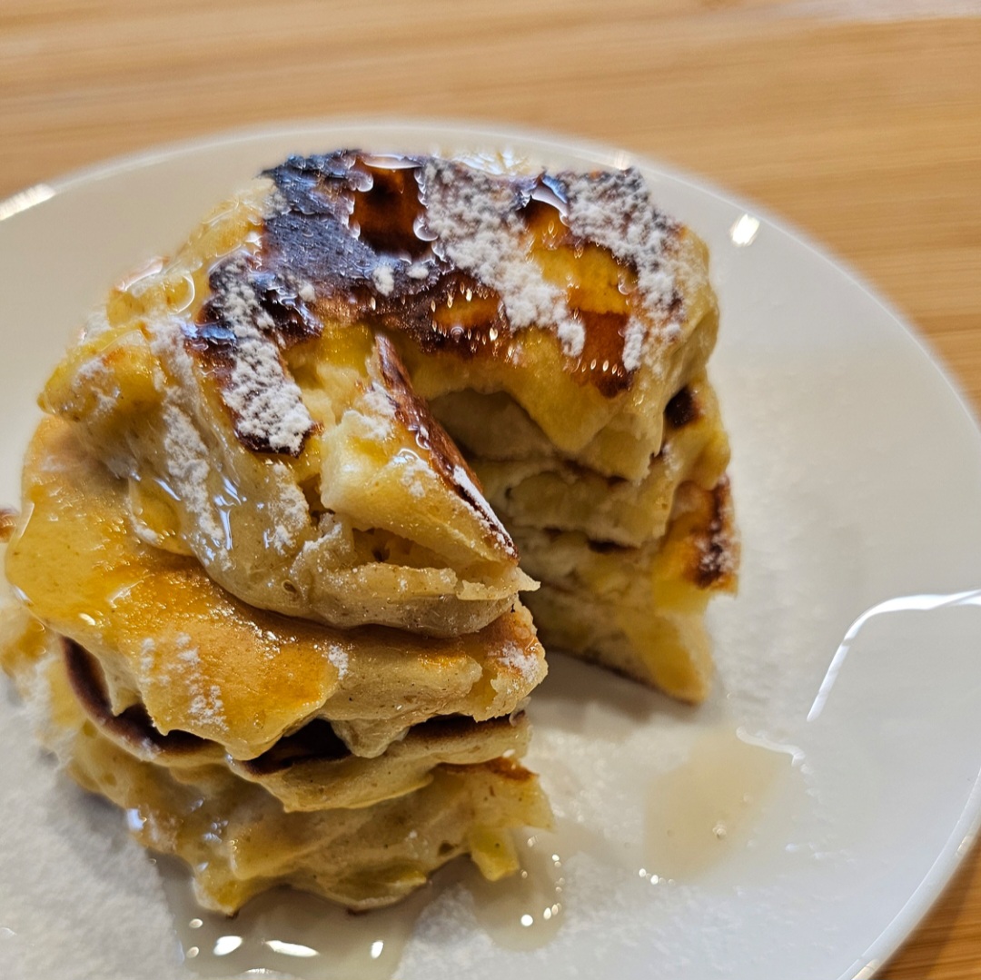 Pancake di mele senza glutine