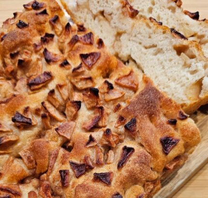 Focaccia alle mele senza glutine