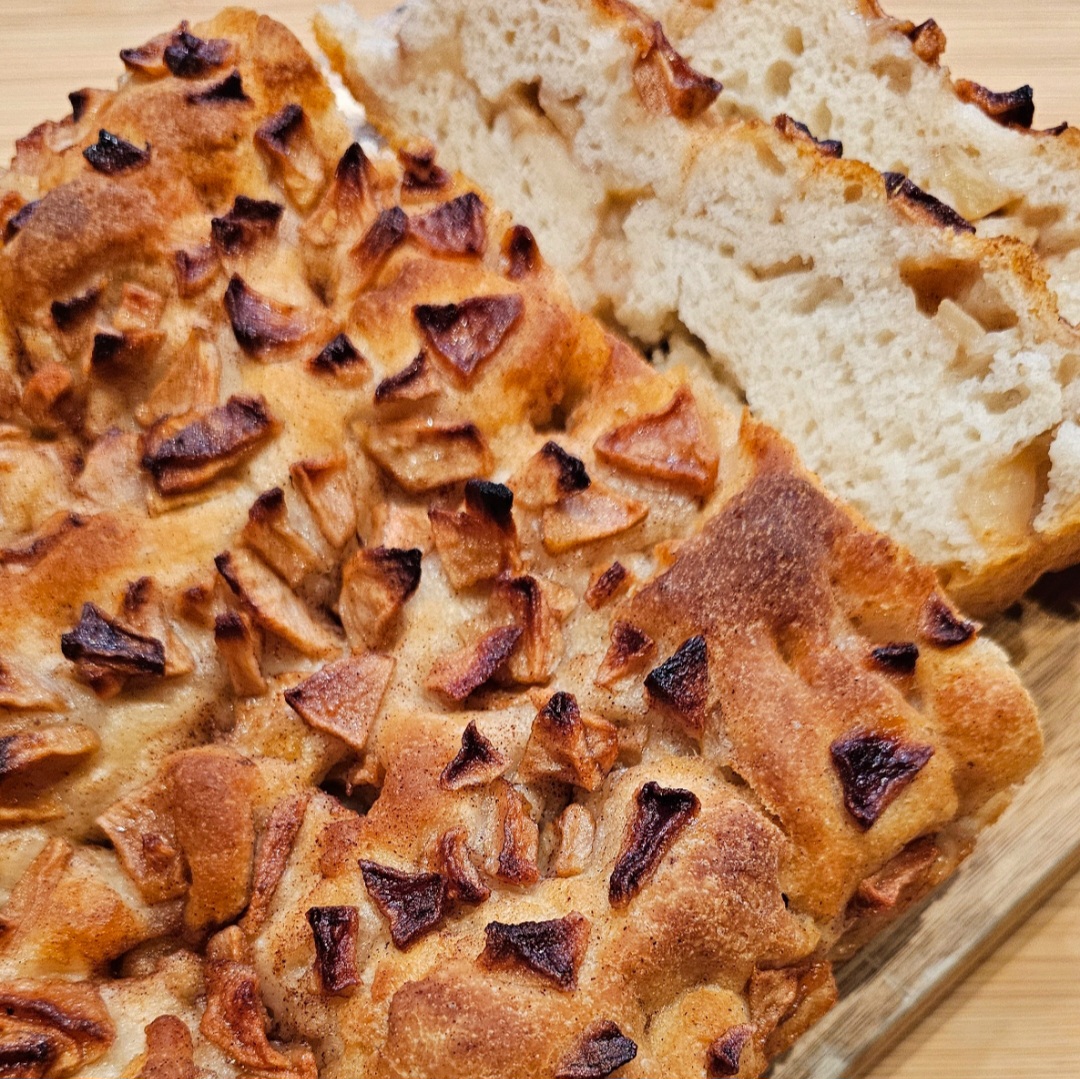 Focaccia alle mele senza glutine