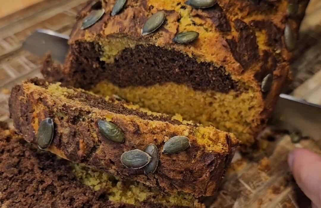 affettare plumcake senza glutine alla zucca