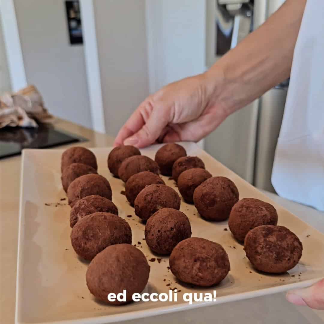 i tartufini al tiramisu senza glutine pronti
