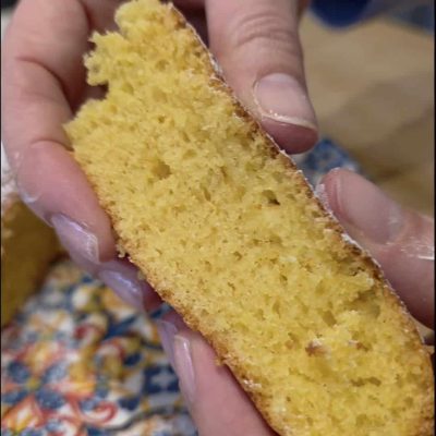 torta frullata senza glutine e senza latte