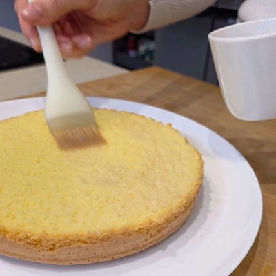 viene distribuita la bagna VEGETALE ALLa mia torta di compleanno senza glutine e senza latte