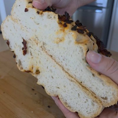 focaccia senza glutine mediterranea